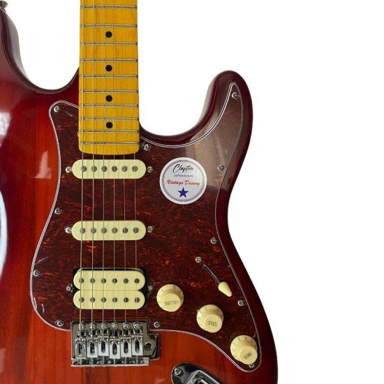 Clapton STR-10 BR Elektro Gitar