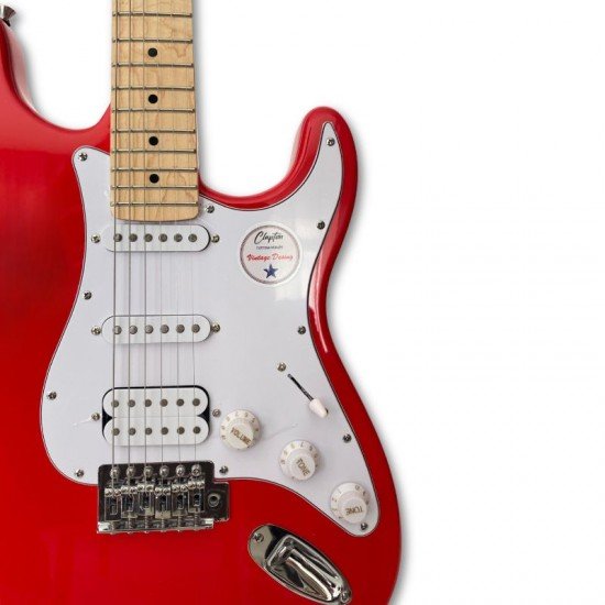 Clapton STR-10 RD Elektro Gitar